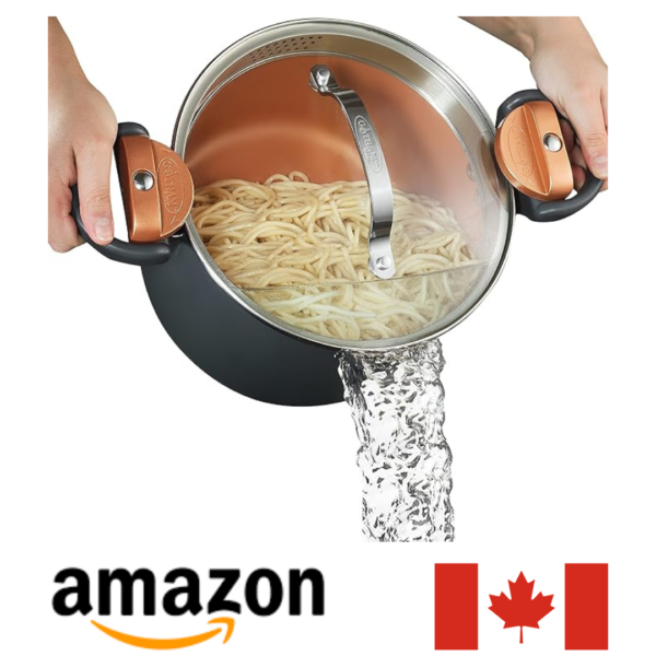 AMAZON CANADA – Gotham Steel 5 Quart Stock Pot