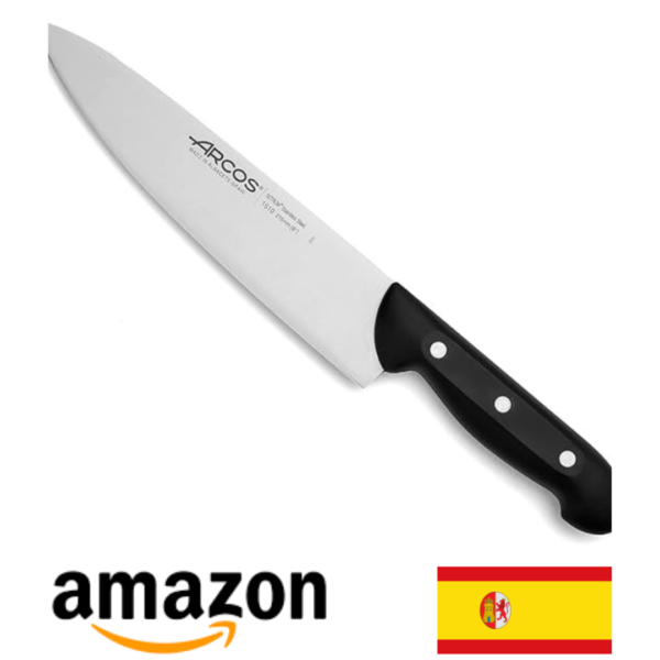 AMAZON ESPAÑA - ARCOS Cuchillo Chef 8 pulgadas Acero Inoxidable