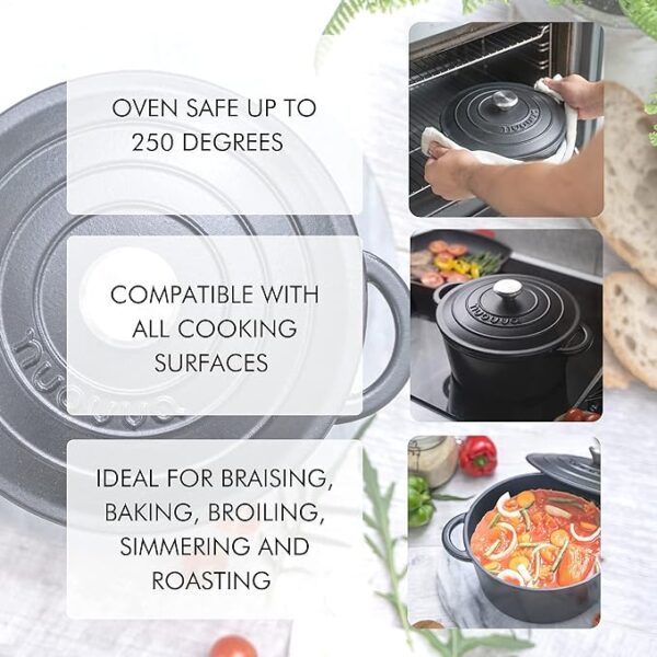 AMAZON UK - Cast Iron Pot with Lid - Image 4