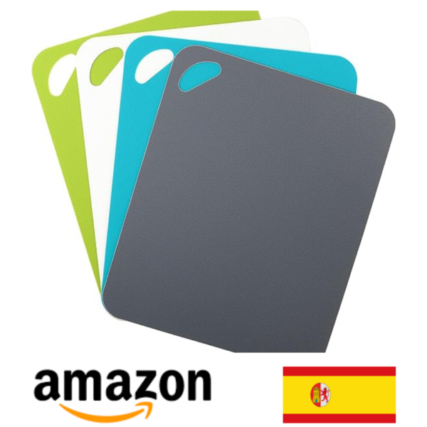 AMAZON ESPAÑA - Juego de 4 Tablas de Cortar