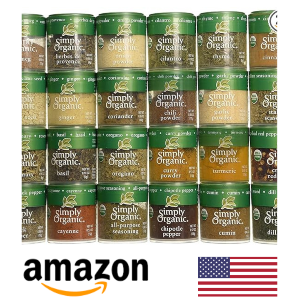 AMAZON USA - Organic Starter Spice Gift Set of 24