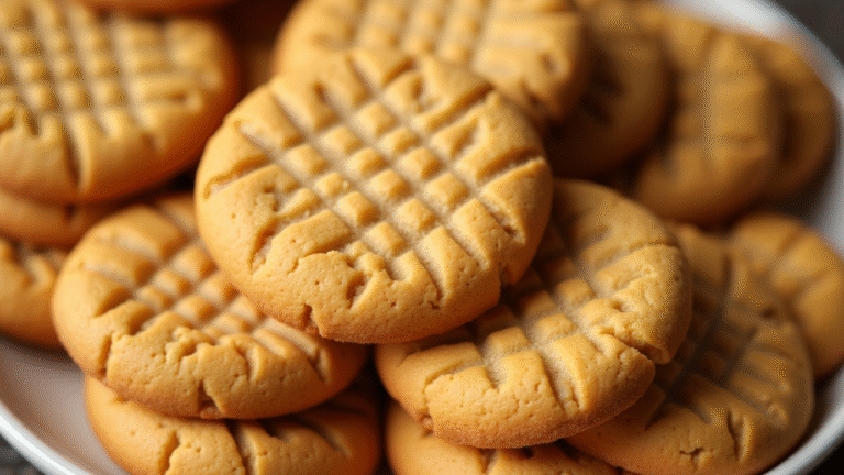 Galletas de Mantequilla de Maní Caseras | Peanut Butter Cookies