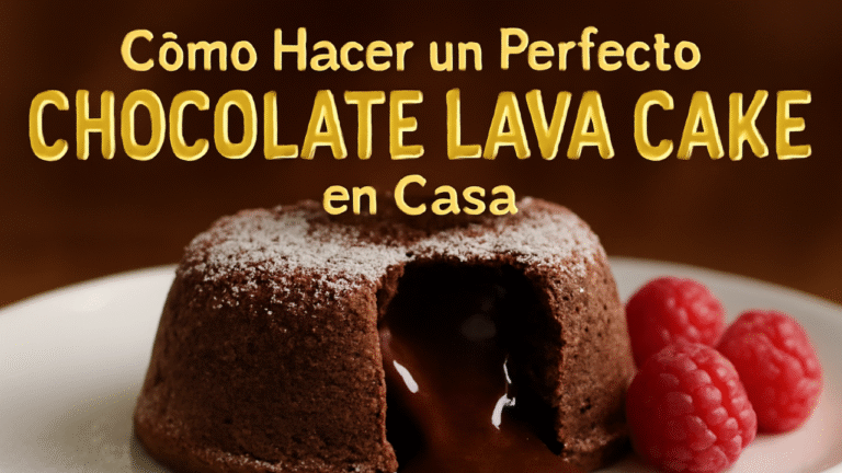 Volcán de Chocolate Casero | Receta Fácil y Deliciosa