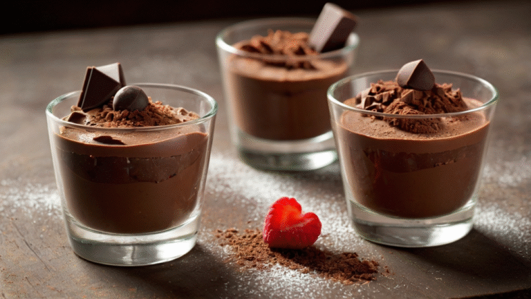 Mousse de Chocolate Casero | Receta Fácil, Cremosa y Esponjosa