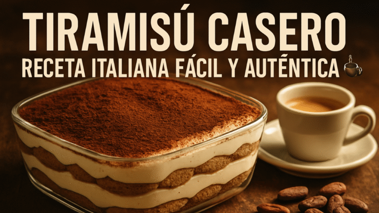 Tiramisú casero: la receta italiana que conquista el mundo