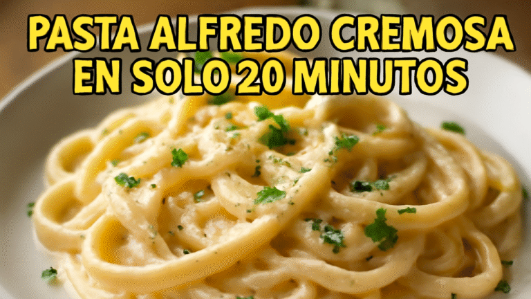 Pasta Alfredo Cremosa y Deliciosa | Receta Casera