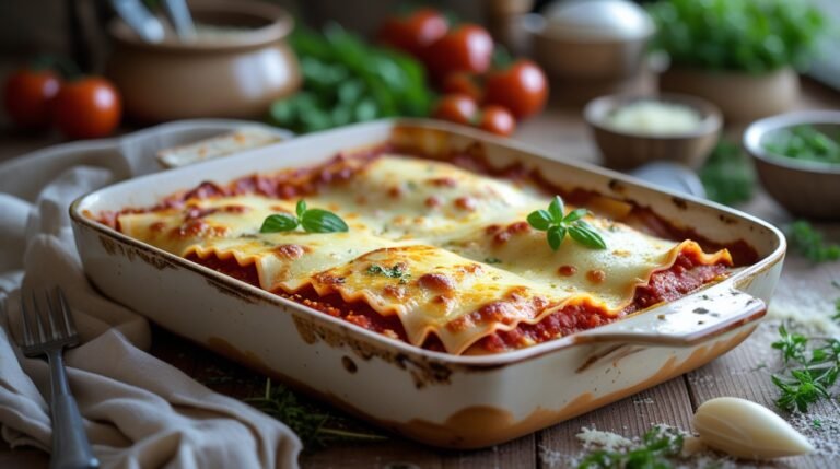 Lasaña Casera Tradicional | Receta Italiana Deliciosa