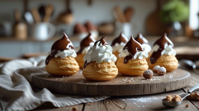 Profiteroles Caseros | Receta Francesa Clásica