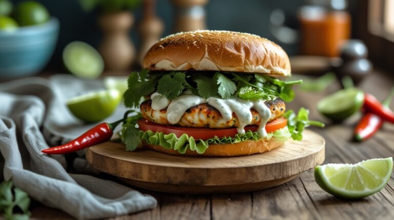 Hamburguesa de Pescado Moqueca | Moqueca Fish Burger